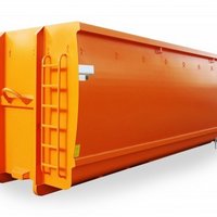 Abrollcontainer mit 36 m³ Volumen aus der Serie EKO2, offen ausgeführt